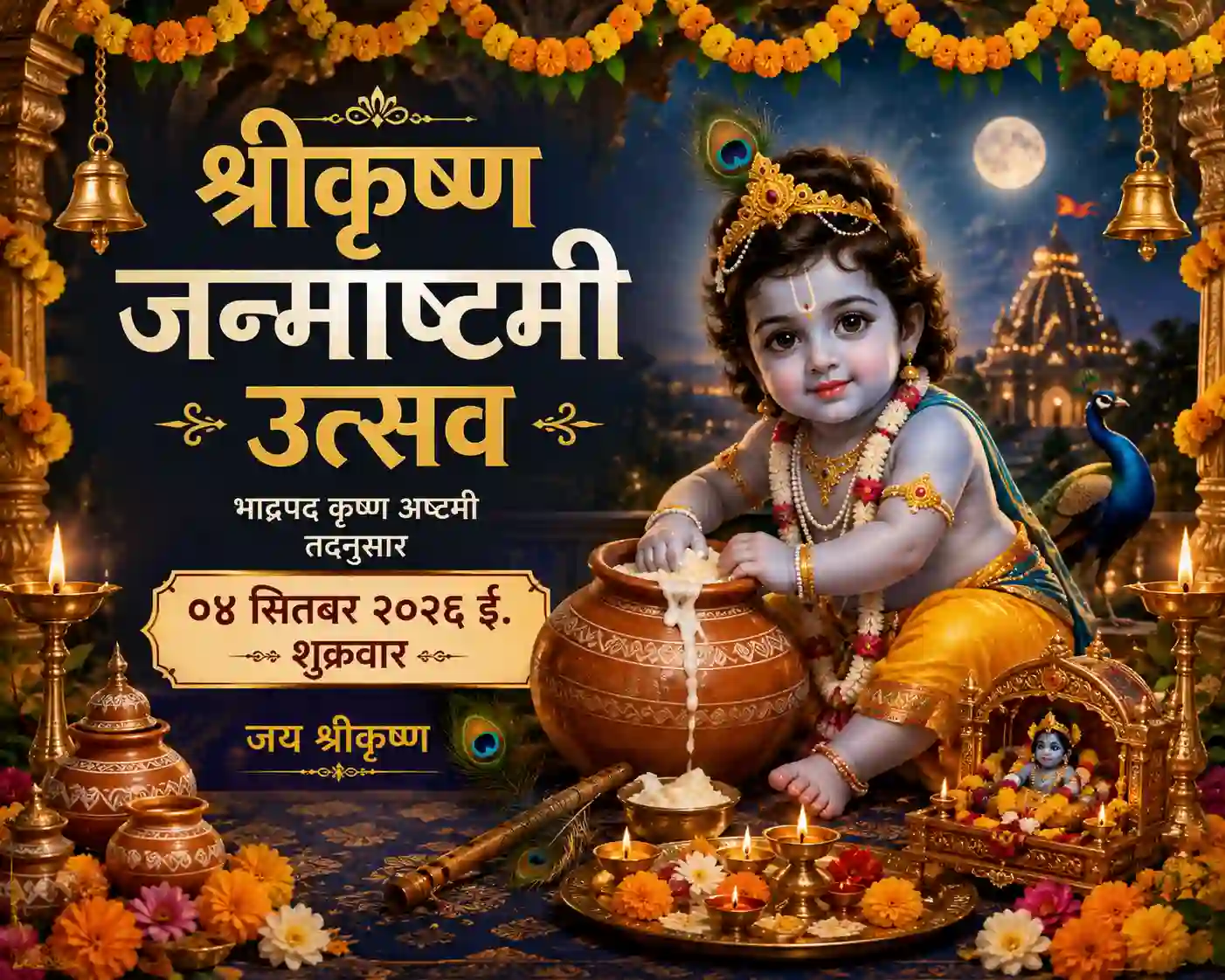 श्रीकृष्ण जन्माष्टमी उत्सव